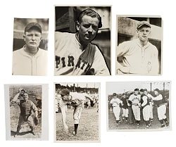 1910s to 1950s Pittsburgh Pirates Original Photograph Collection (24) Including Charles Conlon and Paul Thompson Photographs