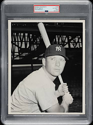 Circa 1960s Mickey Mantle Original Don Wingfield Photograph PSA/DNA Type I