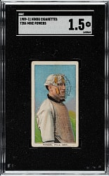 1909-1911 T206 White Border Mike Powers SGC FAIR 1.5 - Brown Hindu Back