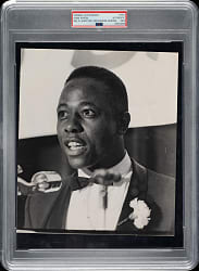 1964 Hank Aaron Awards Dinner Original Niels Lauritzen Milwaukee Journal Photograph PSA/DNA Type I