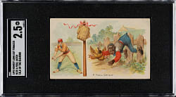 1893 N135 Duke Talk of the Diamond "A Foul Catch" SGC GOOD+ 2.5