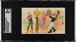 1893 N135 Duke Talk of the Diamond "He Serves The Ball" SGC GOOD 2