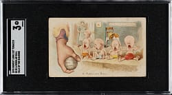 1893 N135 Duke Talk of the Diamond "A Regular Ball" SGC VG 3 - 1 of 3 - Highest Graded!