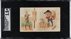 1893 N135 Duke Talk of the Diamond "A Pitcher In The Box" SGC FAIR 1.5