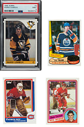 1980 to 1988 Topps Hockey Complete Set Run (8 Sets, 1,649 Cards) Plus Four Complete Sticker Sets