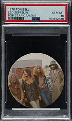 1970 Tonibell "Pop Star Cameos" Led Zeppelin PSA GEM MINT 10