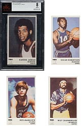 High-Grade 1972-1973 Icee Bear Basketball Complete Set (20)
