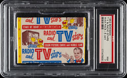 1953 Bowman "TV & Radio Stars" Unopened Wax Pack PSA NM 7