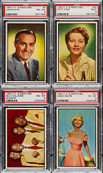 1953 Bowman "TV & Radio Stars" Complete Set (96): #4 PSA Set Registry (6.19 GPA)!