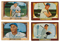 1955 Bowman Collection (578) Including 57 Hall of Famers