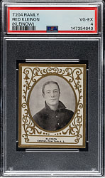1909 T204 Ramly Tobacco Red Kleinow PSA VG-EX 4
