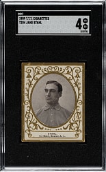 1909 T204 Ramly Tobacco Jake Stahl SGC VG/EX 4 - T.T.T. Advertisement