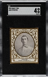 1909 T204 Ramly Tobacco Jake Pfeister SGC VG/EX 4