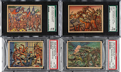1938 R69 Gum, Inc. "Horrors of War" Partial Set (219/288) Including 16 PSA- and SGC-Graded Cards