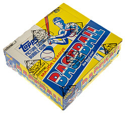 1983 Topps Unopened Cello Box (24 Packs) - BBCE