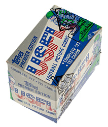 1984 Topps USFL Football Factory Box Set (132 Cards) - BBCE
