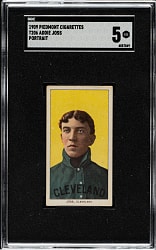 1909-1911 T206 White Border Addie Joss Portrait SGC EX 5