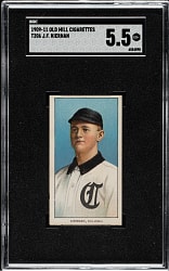 1909-1911 T206 White Border J. F. Kiernan Southern Leaguer SGC EX+ 5.5 - Old Mill Back