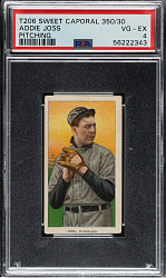 1909-1911 T206 White Border Addie Joss Pitching PSA VG-EX 4