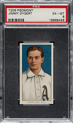 1909-1911 T206 White Border Jimmy Dygert PSA EX-MT 6