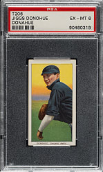 1909-1911 T206 White Border Jiggs Donohue PSA EX-MT 6