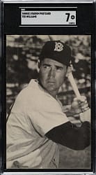 1950s Yankee Stadium Postcard Ted Williams SGC NM 7