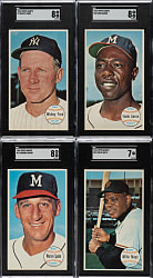 1964 Topps Giants Complete Set (60) Plus 46 Duplicates