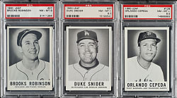 1960 Leaf PSA-Graded Complete Set (144) Plus One Variation