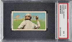 1909-1911 T206 White Border Danny Murphy Throwing PSA NM 7