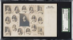 1904 New York Giants Team Composite Postcard SGC VG/EX 50