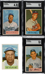 1954 Bowman Near-Complete Set (185/224)