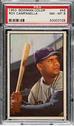 1953 Bowman Color #46 Roy Campanella PSA NM-MT 8