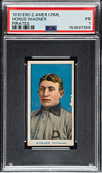 1910 E90-2 American Caramel Honus Wagner PSA POOR 1