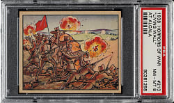 1938 R69 Gum, Inc. "Horrors of War" #213 "Living Wall" at Alcala PSA NM-MT 8