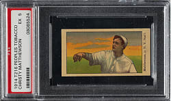 1914 T216 Kotton Tobacco Christy Mathewson PSA EX 5 - 1 of 1 - Highest Graded!