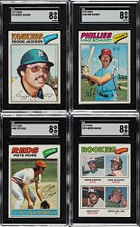 1977 Topps Complete Set (660) Including 50 SGC-Graded Cards