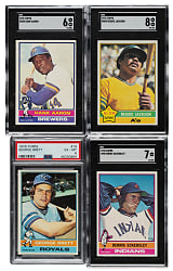 1976 Topps Complete Set (660) Plus Traded Series (44) Including 86 SGC-Graded Cards
