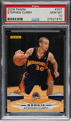 2009-2010 Panini Basketball #307 Stephen Curry Rookie PSA GEM MINT 10