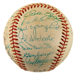 1976 Cincinnati Reds World Champions Team-Signed Baseball with Johnny Bench and Pete Rose