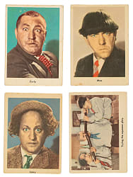 1959 Fleer "The Three Stooges" Complete Set (96) Plus Wrapper