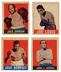 1948 Leaf Boxing Complete Set (49) - All Gray Backs!