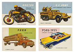 1953-1955 Topps "World On Wheels" Complete Set (180)