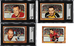 1966-1967 Topps Hockey Near-Complete Set (131/132)