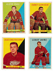 1958-1959 Topps Hockey Near-Complete Set (65/66)