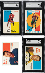 1960-1961 Topps Hockey Near-Complete Set (65/66)