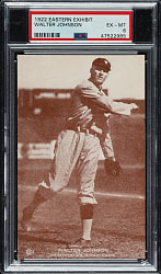 1922 Eastern Exhibit Supply Co. Walter Johnson PSA EX-MT 6