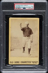 1888 N173 Old Judge Cabinet Tim Keefe PSA EX+ 5.5 - 1 of 1 - Highest Graded!