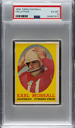 1958 Topps Football Unopened Cello Pack PSA EX-MT 6