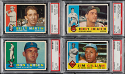 1960 Topps PSA NM-MT 8 Partial Set (276/572)