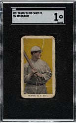 1911 E94 George Close Candy Red Murray SGC POOR 1 - Gold Background